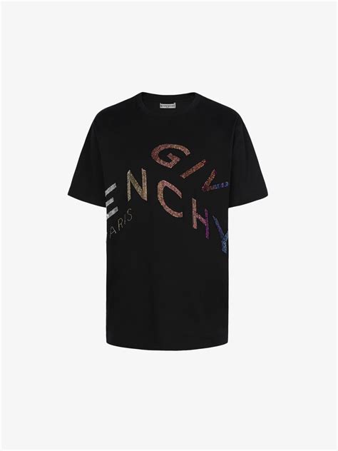 givenchy refracted embroidered t-shirt